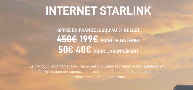 INSTALLATION STARLINK RÉSIDENTIEL - FRANCE