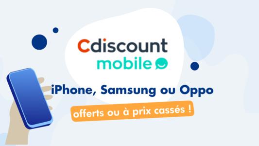 offre cdiscount smartphone + forfait