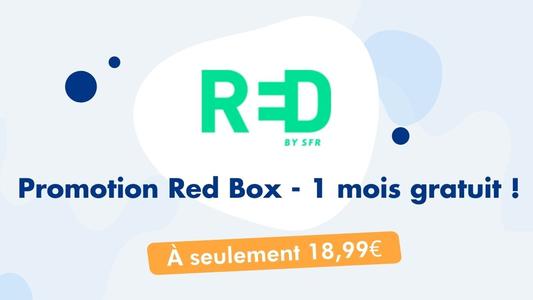 RED by SFR : 1 mois gratuit RED Box