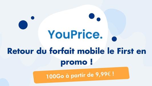 YouPrice forfait mobile le First en promotion